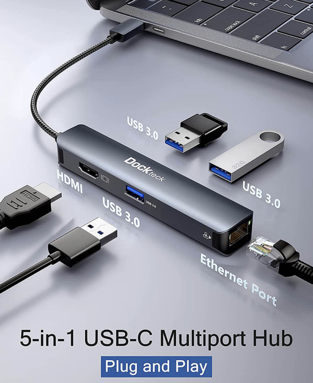 Багатопортове розширення USB C. Концентратор