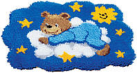 Мишка на облаке Набор для вышивания коврика (ковровая техника) Vervaco PN-0014358