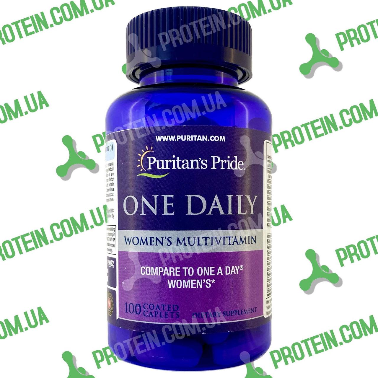 Жіночі Вітаміни Puritans Pride One Daily Women's Multivitamin 100 таб