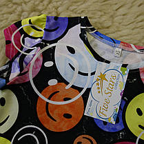 Костюм футболка і шорти кольорові смайли Five Stars 10670-10671-104р, фото 3