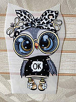 Термонаклейка на одяг "Сова"