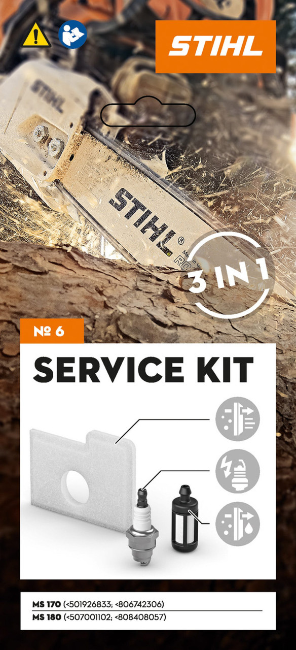 Сервісний Набір для Бензопил Stihl MS 170, MS 180 Kit 6
