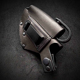 Кобура поясна ⁇ на скобі під ПМ ⁇ шкіряна, чорна