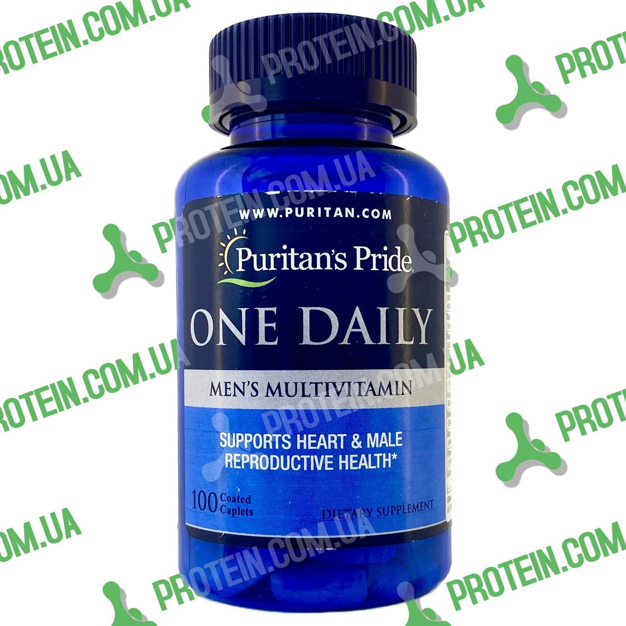Чоловічі Вітаміни Puritans Pride One Daily Men's Multivitamin 100 таб