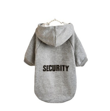 Худі довге для собак Pet Style "Security" Сіре XS