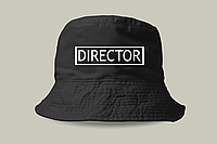 Панама черная с дизайном "DIRECTOR"