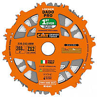 Пазовый регулировочный пильный диск CMT для DADO 203х30х12 K6.35-20.64 (230.312.08M)