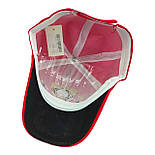 Кепка бейсболка дитяча 48-52 розмір бавовна літня головні убори червона (БД466), фото 5