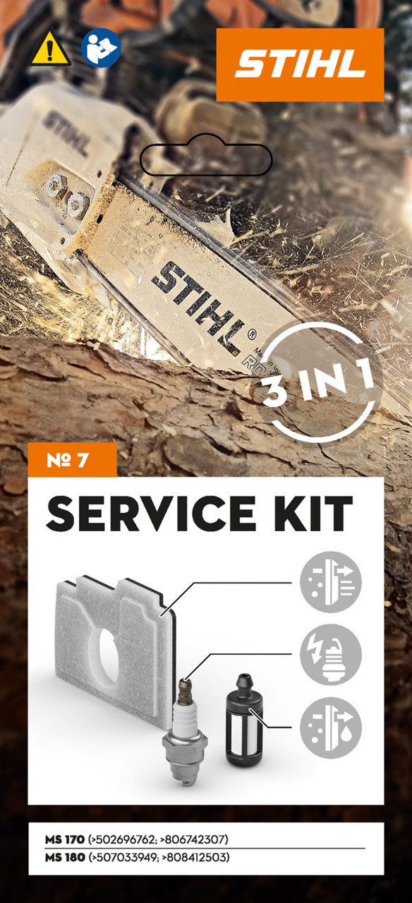 Сервісний Набір для Бензопил Stihl MS 170, MS 180 Kit 7