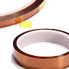 Термоскотч каптон Kapton 10 мм x 33 м — термостійкий скотч 60 мкм для електроніки, фото 4