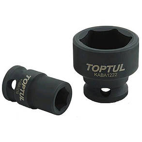 Набір ударних головок 1/2" 10-24 мм 15 шт для пневмогайковерта TOPTUL GDAD1501, фото 4