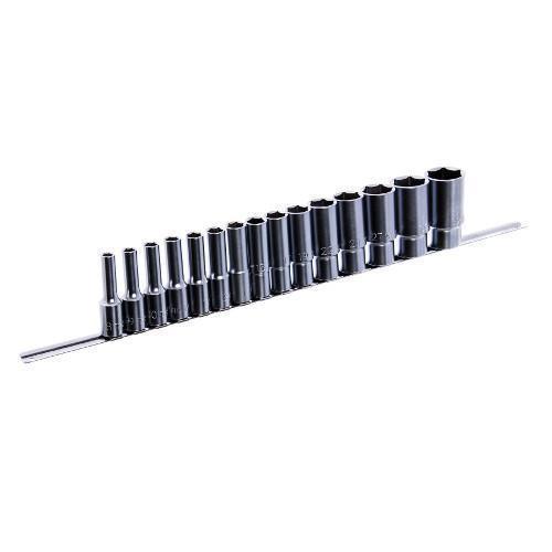 Набір довгих головок 1/2" 8-32мм 15шт (12-гранні) TOPTUL GAAQ1607U-12