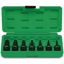 Набір ударних головок HEX 1/2" 4-14мм 7шт TOPTUL GDAI0702, фото 3