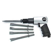 Пневмозубило молоток пневматичний пневмомолоток з набором зубил 5шт Toptul KAHA3217 GDAI0705-01, фото 3