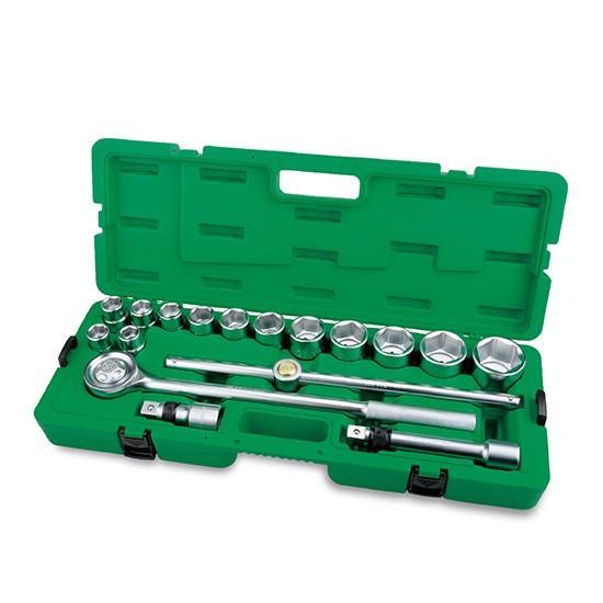 Набір головок з тріскачкою TOPTUL 3/4" 17ед (6-гр) GCAI1701