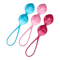 Вагінальні кульки Satisfyer V Balls (3 пари), діаметр 3,4 см, маса 79-114-150г, монолітні SO2301