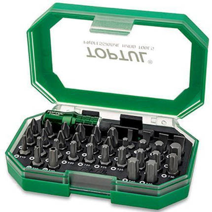 Набір біти-насадки TOPTUL 1/4" 35ед. GACW3502, фото 1