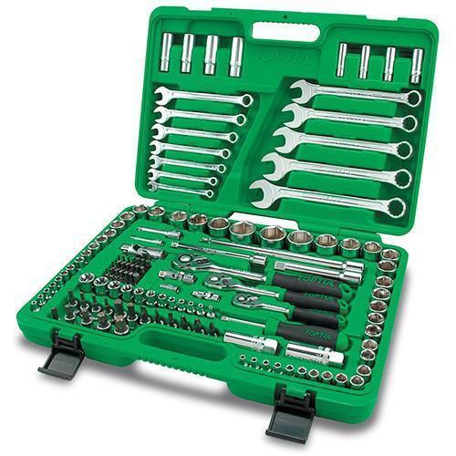 Набір інструменту 130ед. комбінований у кейсі TOPTUL GCAI130B