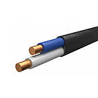 Кабель мідний ВВГнгLS(гд) 2х2.5 кв.мм плаский ГАЛ-КАТ [99655-1C] жорсткий двожильний-однодротовий