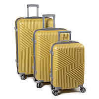 Дорожный чемодан 31 ABS-пластик 802 yellow