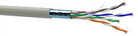 Кабель кручена пара F/UTP AWG (К)cat.5E 4х2х0.51 кв.мм сірий ЗЗКМ [122728-1C] внутрішній комп'ютерний