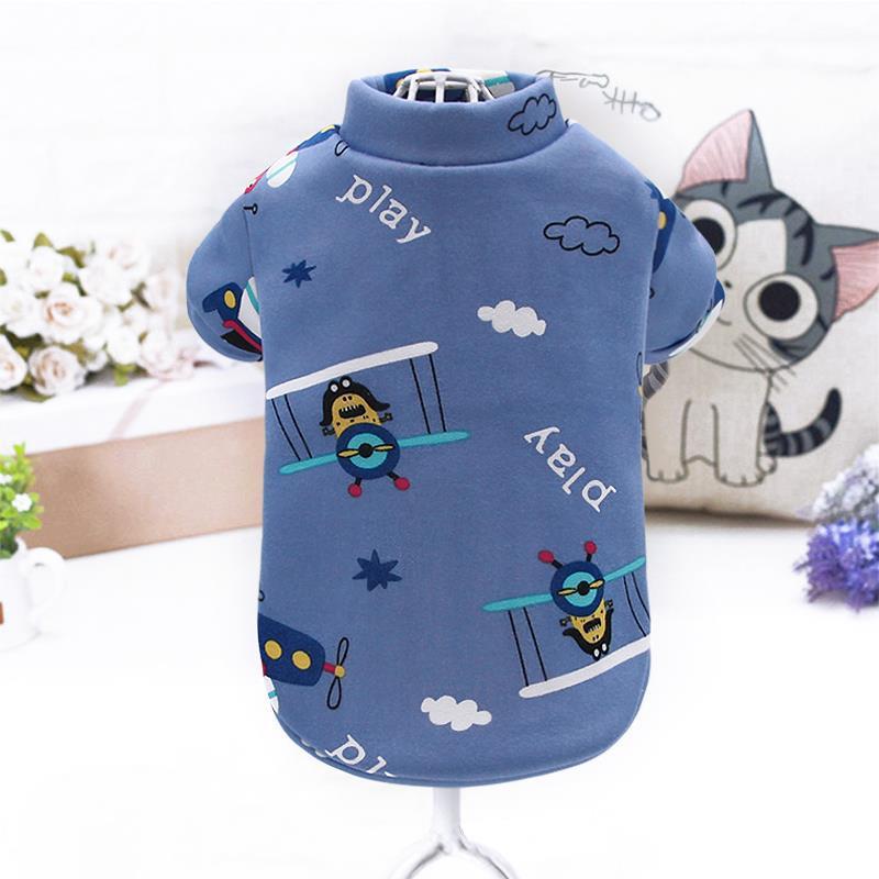 Футболка для собак Pet Style "Літак" Синя XS