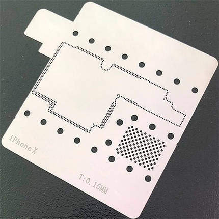 Трафарет BGA Amaoe PCB - 0.15 mm для iPhone X, фото 2