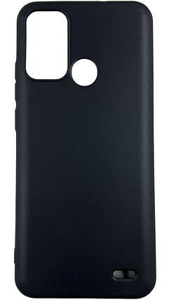 TPU чохол накладка матовий для ZTE Blade A52 чорний, фото 1