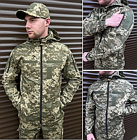 Тактична куртка Грета ТЛЕТЯ піксель Premium, Куртка піксель, Куртка літня Піксель ВСК (46-56 р.)
