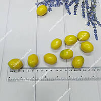 Декоративний штучний Лимон 20*15 мм за 1 шт.
