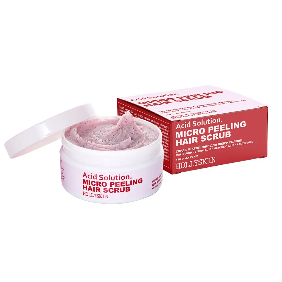 Скраб для шкіри голови та волосся HOLLYSKIN Acid Solution 130 г, фото 1