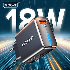 Швидкий зарядний пристрій QOOVI, 1 USB-порт Travel Charger Є Швидке заряджання!