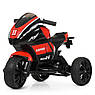 Дитячий електромобіль триколісний мотоцикл YAMAHA Bambi M 4135EL-5 чорно-зелений, фото 8