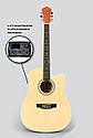 Гітара електроакустична Caravan Music HS-4111 EQ NT (чохол, скарбничка, медіатор, струна, ключ), фото 2