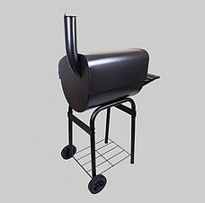 Вугільний гриль-барбекю квадратний SMOKE GRILL, фото 3