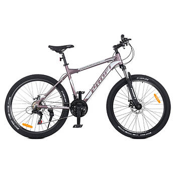 Спортивний велосипед 26 дюйма алюмінієва рама на 21 швидкість Profi G26PHANTOM A26.1 Рожевий