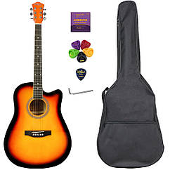 Гітара електроакустична Caravan Music HS-4111 EQ SB (чохол, скарбничка, медіатор, струна, ключ)
