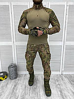 Костюм армейский Combat убакс/брюки, тактический костюм камуфляж мультикам, весна/лето, размер М