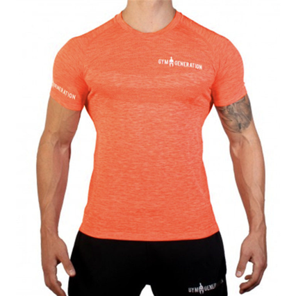 Футболка компресійна чоловіча Gym Generation Muscular Giants оранжевий 2XL