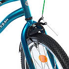 Дитячий двоколісний велосипед із підніжкою та дзеркалом 20 дюймів Profi Urban Y20253S-1 Бірюзовий, фото 6
