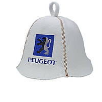 Банная шапка Luxyart "Peugeot", искусственный фетр, белый (LA-311) kr