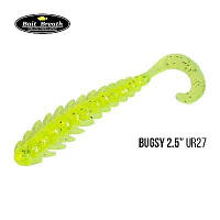 Приманка Bait Breath BUGSY 2,5" Rock Soul (12 шт.) - #Ur27 Chartreuse/silver