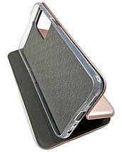 Шкіряний чохол-книжка Elegant book на Oppo A16 / рожевий, фото 6