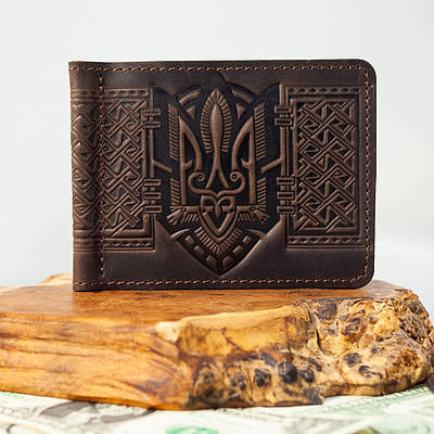 Затискачі для купюр шкіряні з тисненням Minimalist