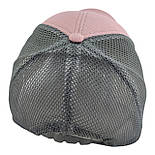 Кепка бейсболка жіноча Польща 56-60 універсальний розмір сітка літня рожевий (ББ527), фото 4