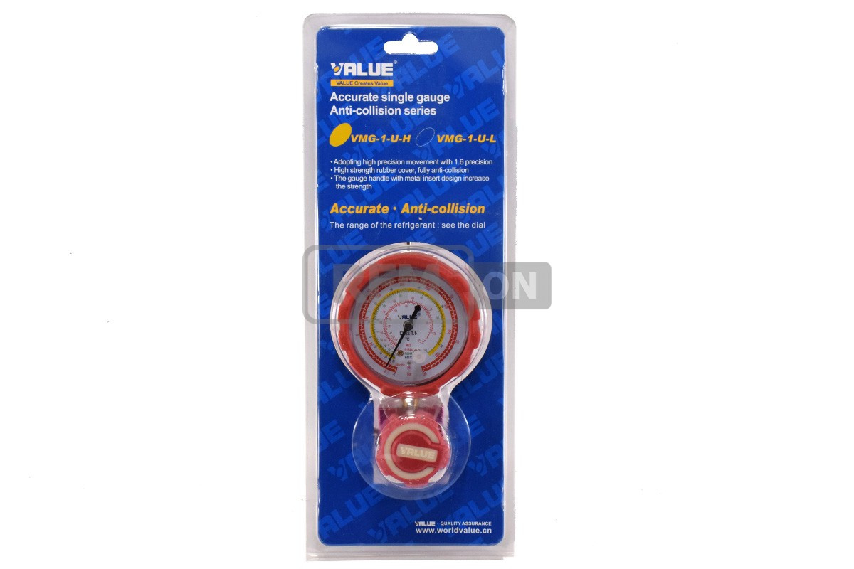 Колектор заправний Value 1-вентильний VMG-1-U-L Type3 R 404,407,22,134 (червоний)