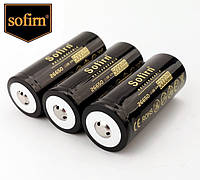 Аккумулятор 26650 SOFIRN 5000mAh Li-Ion 3.7v, 1000 циклов, Нет эффекта памяти, Реальная емкость, Оригинал, 1шт