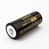 Акумулятор 26650 SOFIRN 5000 mAh Li-Ion 3.7v, 1000 циклів, Немає ефекту пам'яті, Реальна ємність, Оригінал, 1 шт., фото 3