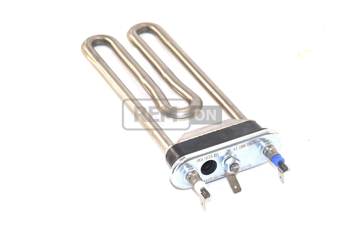 Тен пральної машини Ardo, Indesit C00273277, 3406049, 524023901, 651016527, 1900W L180 з отвором і бортом