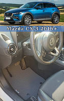 ЕВА коврики Mazda CX-3 2015+. EVA ковры Мазда ЦХ3